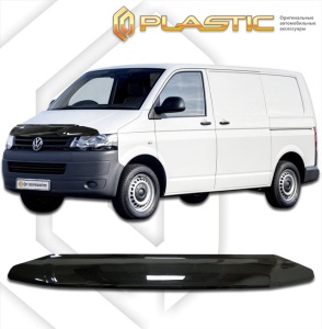 Дефлектор капота Volkswagen Caravelle T5 2010-2015 | черный