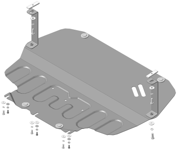 Защита картера SEAT Altea Freetrack 2009-2015 | двигатель + КПП, 2 мм, сталь | MOTODOR | 72302 Защита картера SEAT Altea Freetrack 2009-2015 | двигатель + КПП, 2 мм, сталь | MOTODOR | 72302