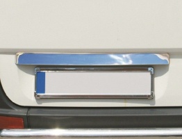 Накладка над номером на крышку багажника, нерж. для MERCEDES Sprinter W906