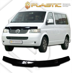 Дефлектор капота Volkswagen Multivan T5 2003-2009 | черный