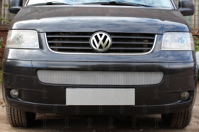 Защита радиатора для Volkswagen T5 (Multivan,Caravelle) (2003-2009) дорестайл | Стандарт