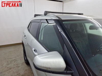 Дефлекторы Hyundai Creta 2 2021+ | из 4 частей, премиум, плоские, 2D