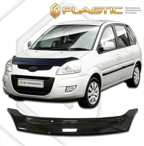 Дефлектор капота Hyundai Matrix 2009 | черный