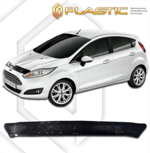 Дефлектор капота Ford Fiesta седан 2015- | черный