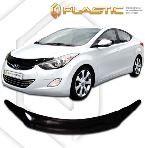 Дефлектор капота Hyundai Elantra 5 2011-2015 | черный