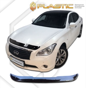 Дефлектор капота Infiniti M37 2010-2014 (Y51) | черный