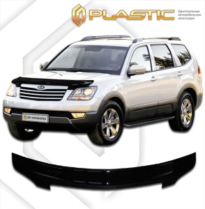 Дефлектор капота Kia Mohave 2009-2020 (HM) | exclusive, черный