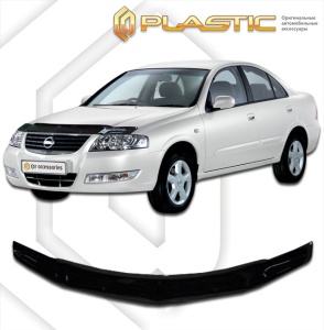 Дефлектор капота Nissan Almera Classic 2006-2012 (B10) | черный