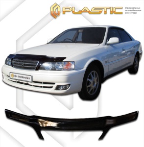 Дефлектор капота Toyota Chaser 100 1997-2001 (X100-X105) | черный