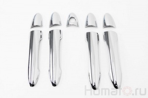 Хром накладки ручек дверей для Kia Picanto 2011+