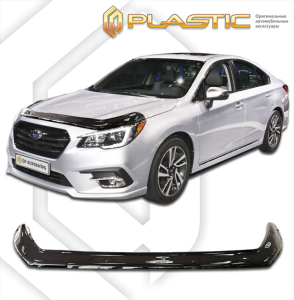 Дефлектор капота Subaru Legacy 6 2017- (BN) | exclusive, черный