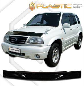 Дефлектор капота Suzuki Grand Vitara XL-7 2000-2006 (TX92) | черный